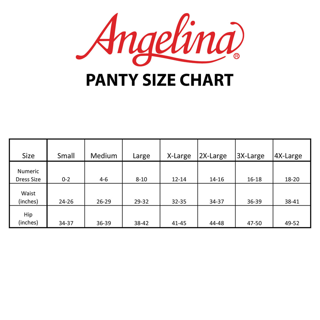 Angelina Cotton Bikini Panties with Polka Dot Print (6-Pack)