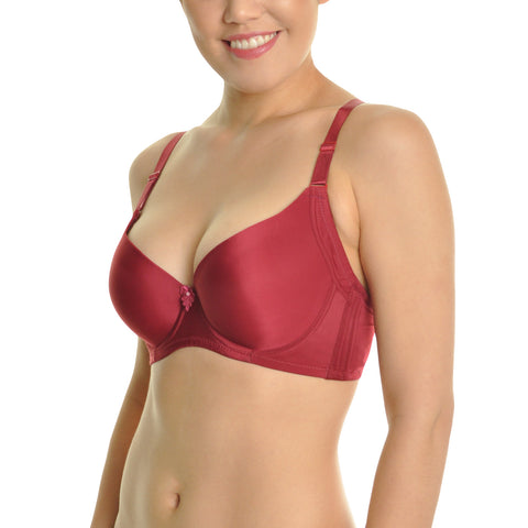 Angelina Wired Back-Smoothing Plus Size Bras with Convertible Straps (6-Pack)