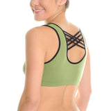 Angelina Seamless Sports Bra with Strappy Back (3-Pack)