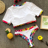 Bikinx Sports swimwear women High waist brazilian bikini Thong bathers female swimsuit 2018 tankini bathing suit two-piece suit